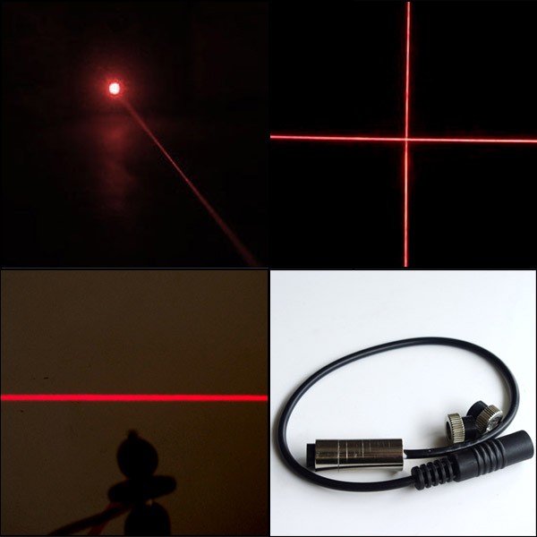 650nm 30mW Red laser module 3IN1 Dot/Line/Crosshair - Click Image to Close